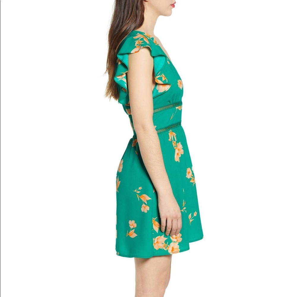 NORDSTROMS LEITH LATTICE TRIM MINIDRESS 4X - Picture 5 of 13